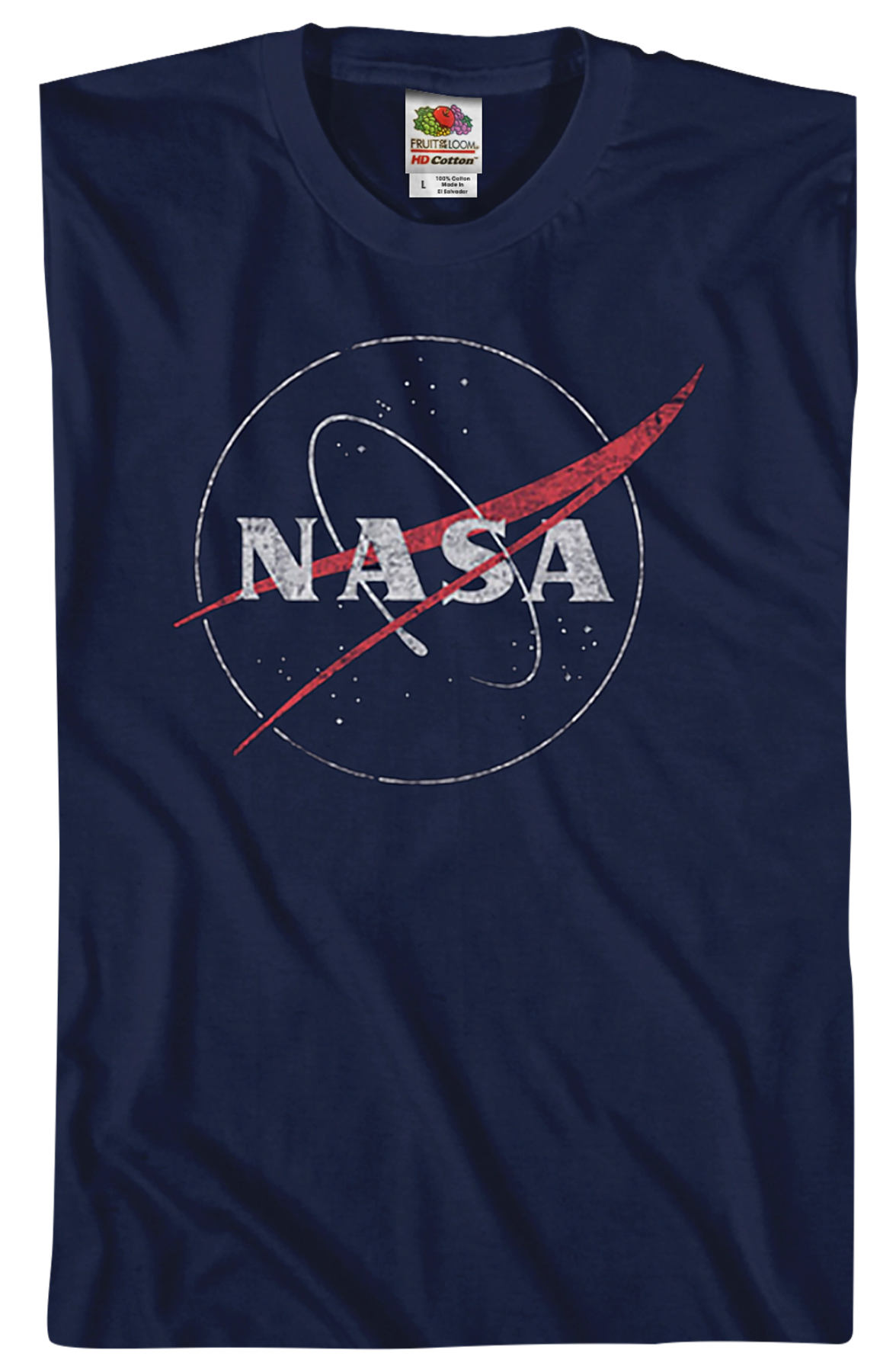 Distressed Logo NASA T-Shirt