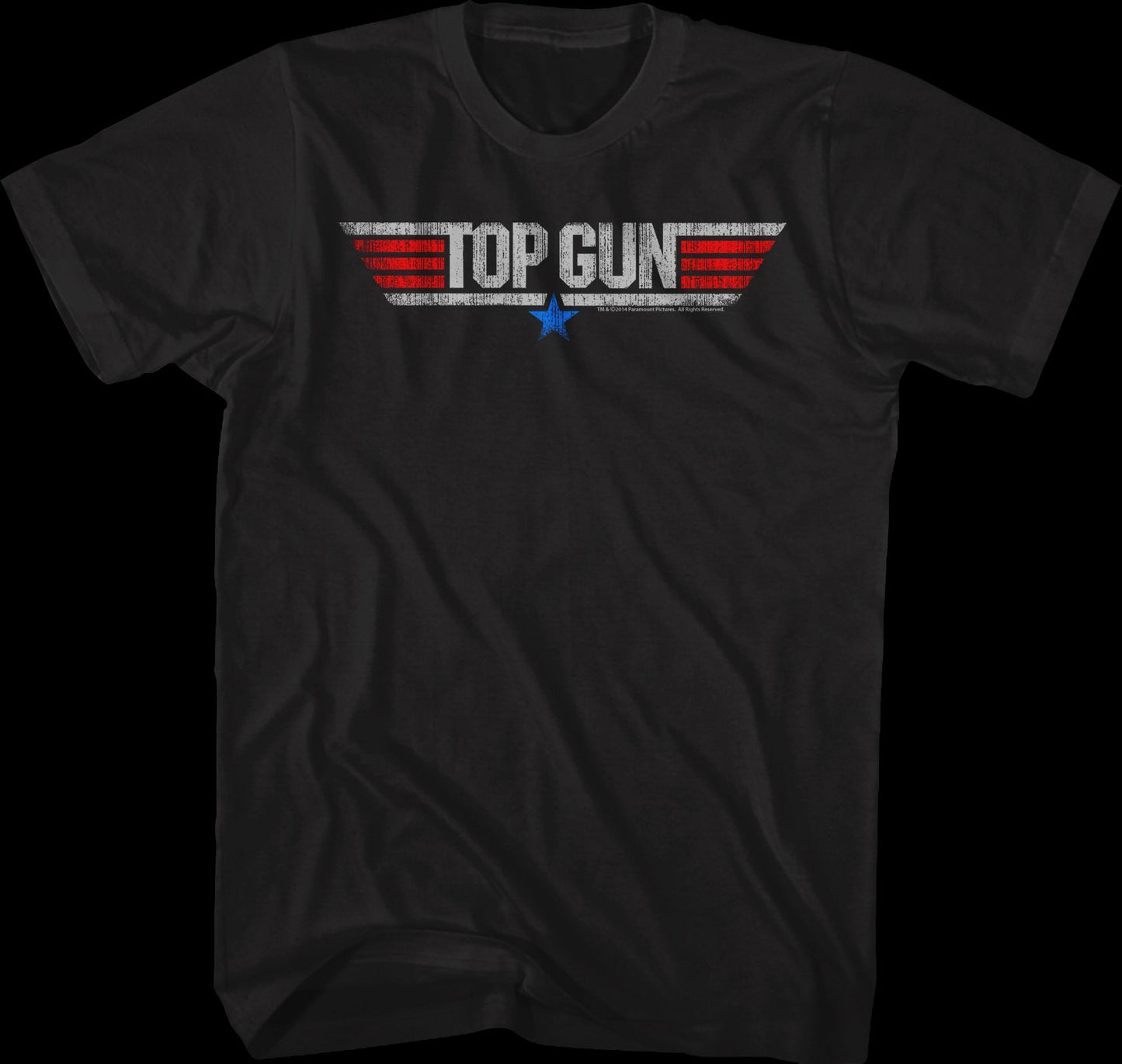 Distressed Logo Top Gun T-Shirt