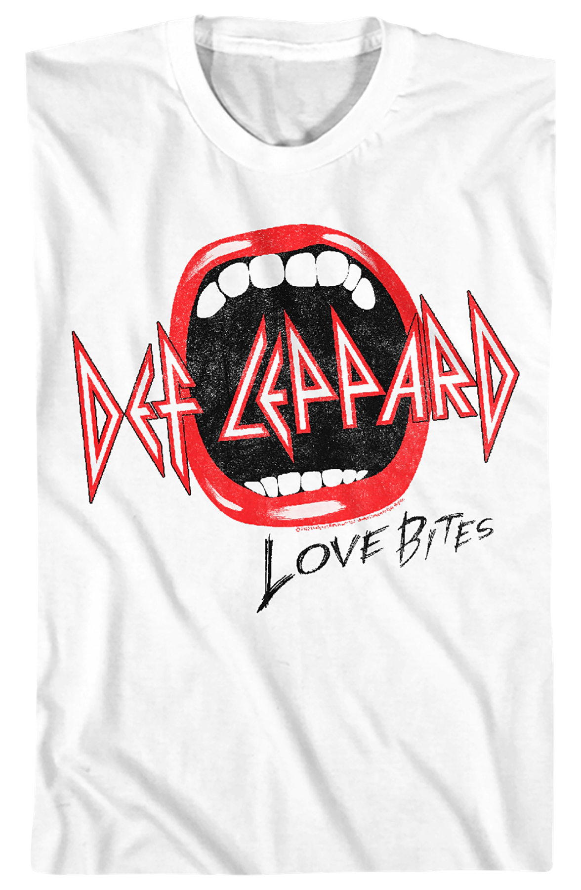 Distressed Love Bites Def Leppard T-Shirt
