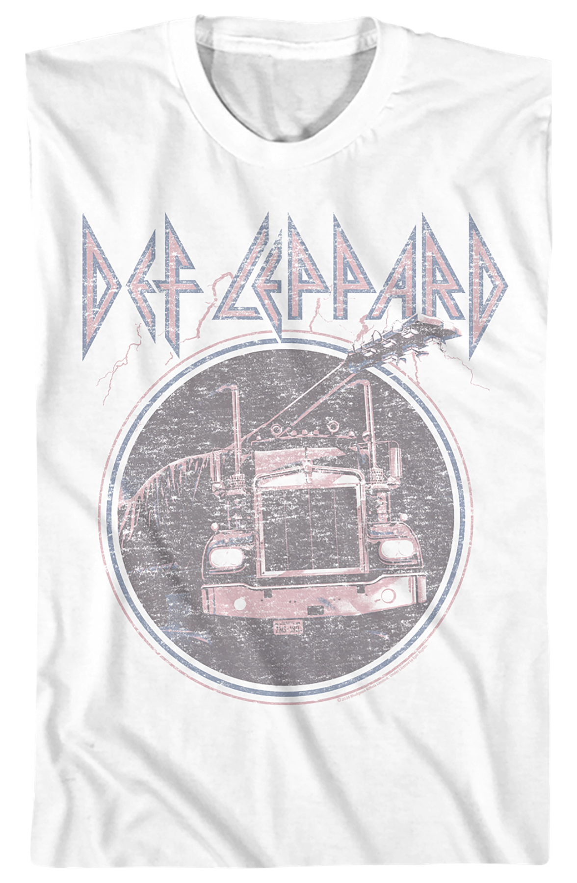 Distressed On Through The Night Def Leppard T-Shirt
