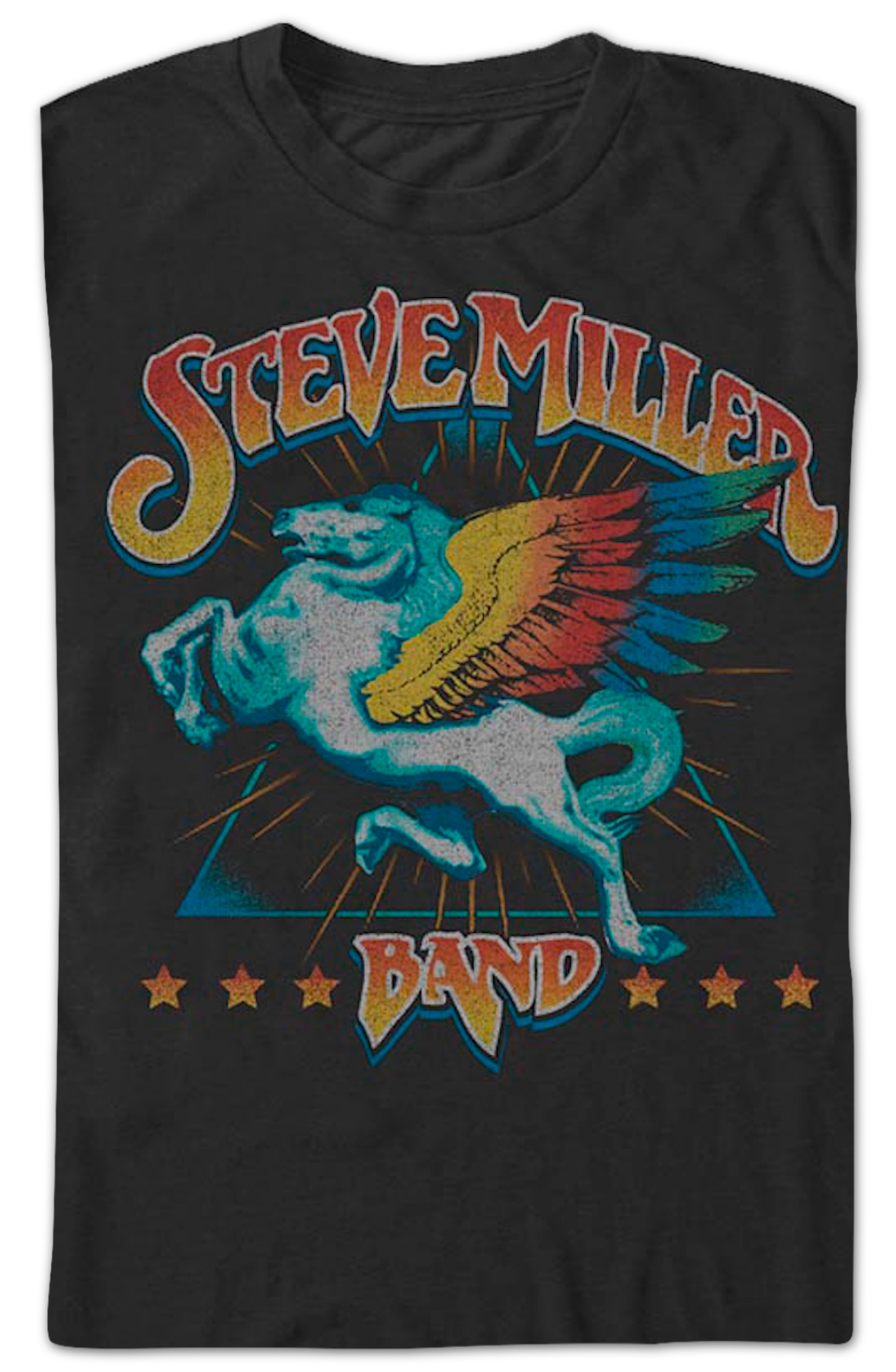 Distressed Pegasus Steve Miller Band T-Shirt
