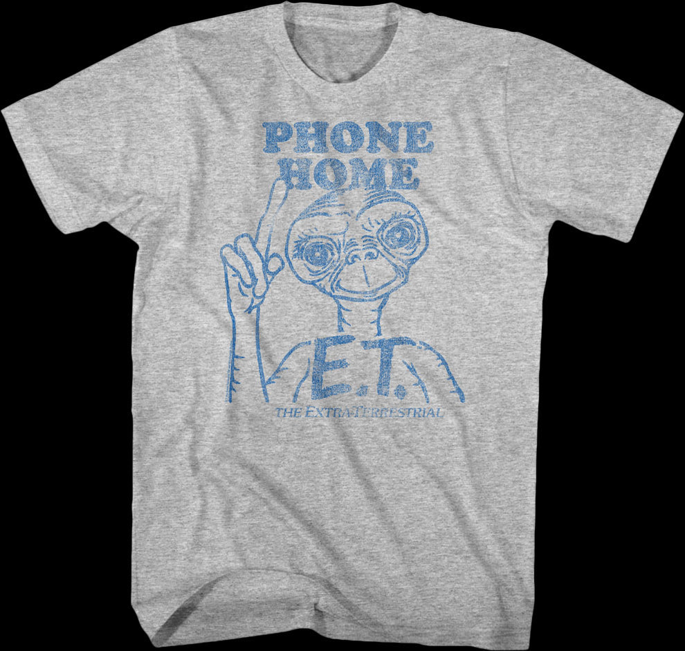 Distressed Phone Home ET Shirt