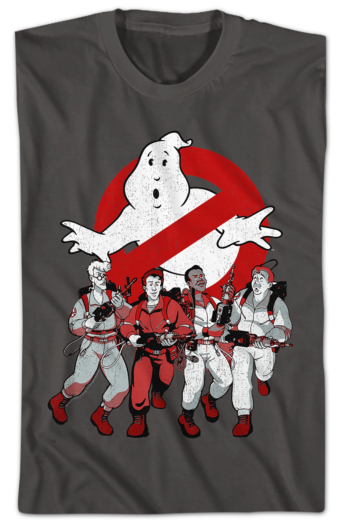 Distressed Real Ghostbusters T-Shirt