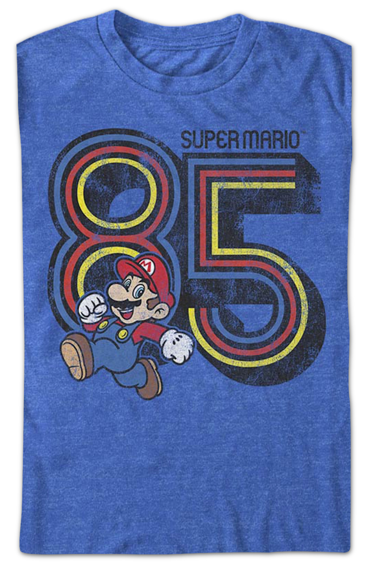 Distressed Retro 85 Super Mario Bros. T-Shirt