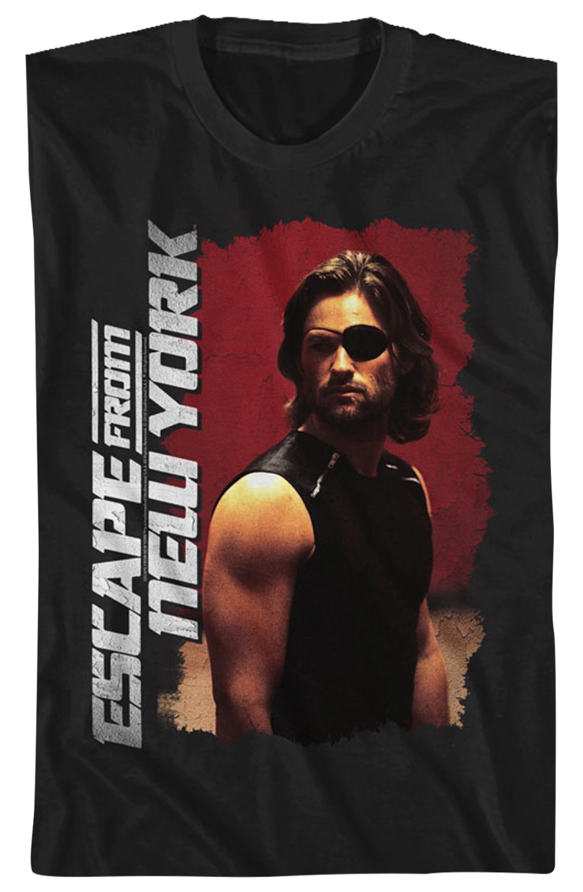 Distressed Snake Plissken Escape From New York T-Shirt