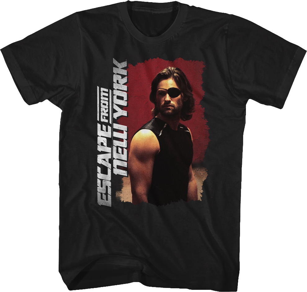Distressed Snake Plissken Escape From New York T-Shirt