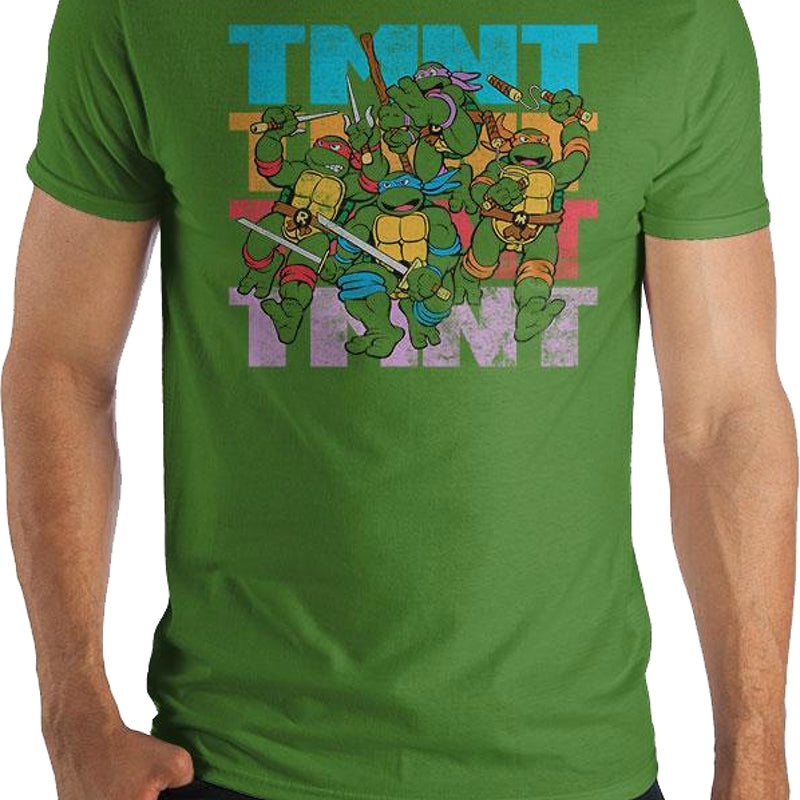 Distressed Teenage Mutant Ninja Turtles T-Shirt