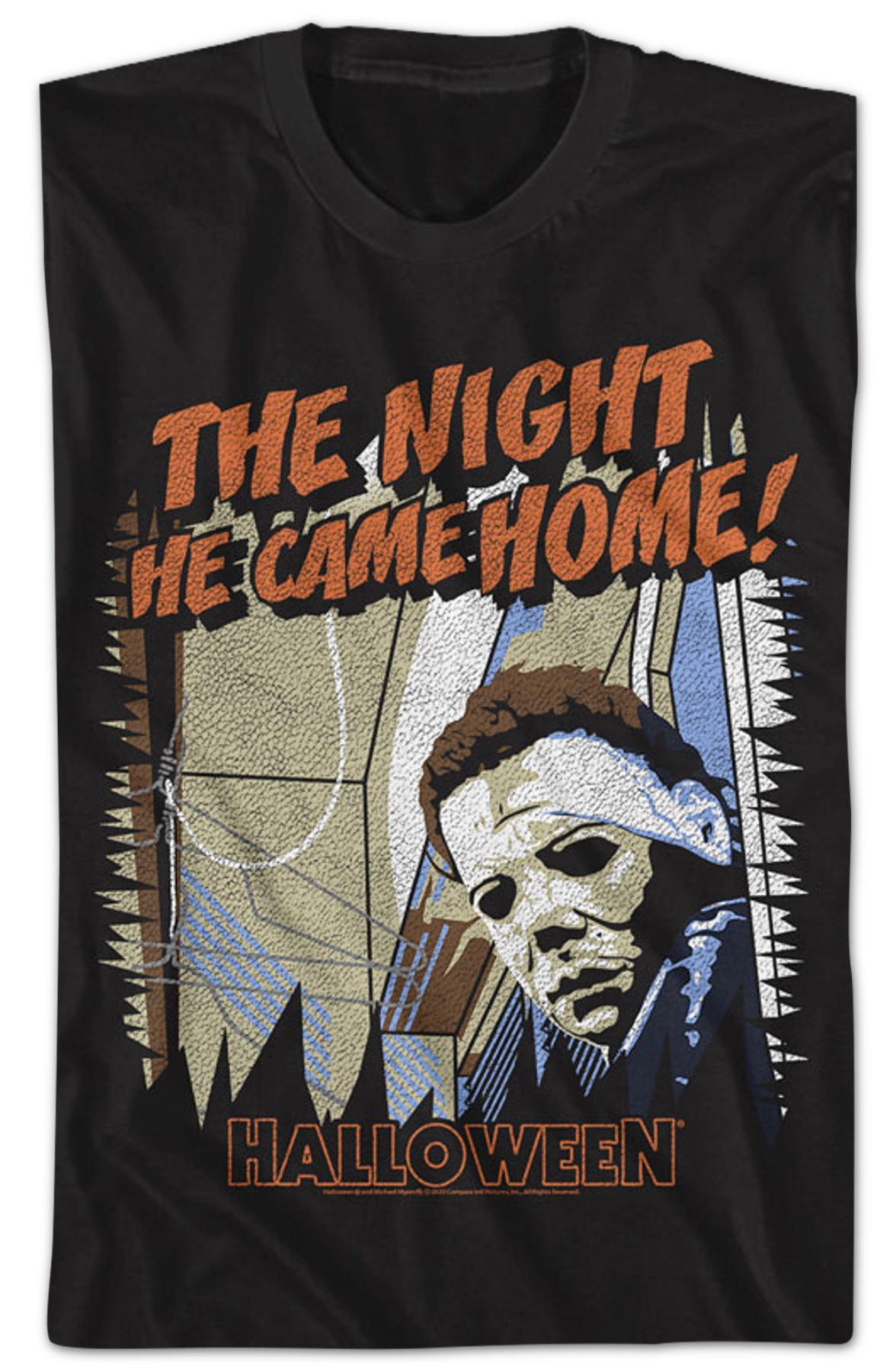 Distressed The Night He Came Home Halloween T-Shirt