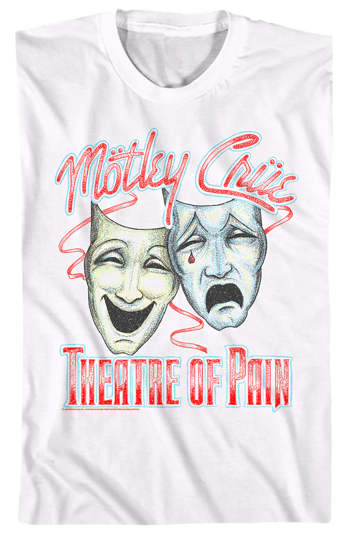 Distressed Theatre Of Pain Motley Crue T-Shirt
