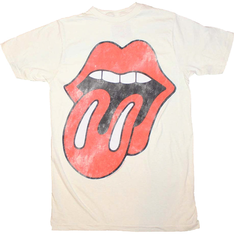 Distressed Tongue Rolling Stones T-Shirt
