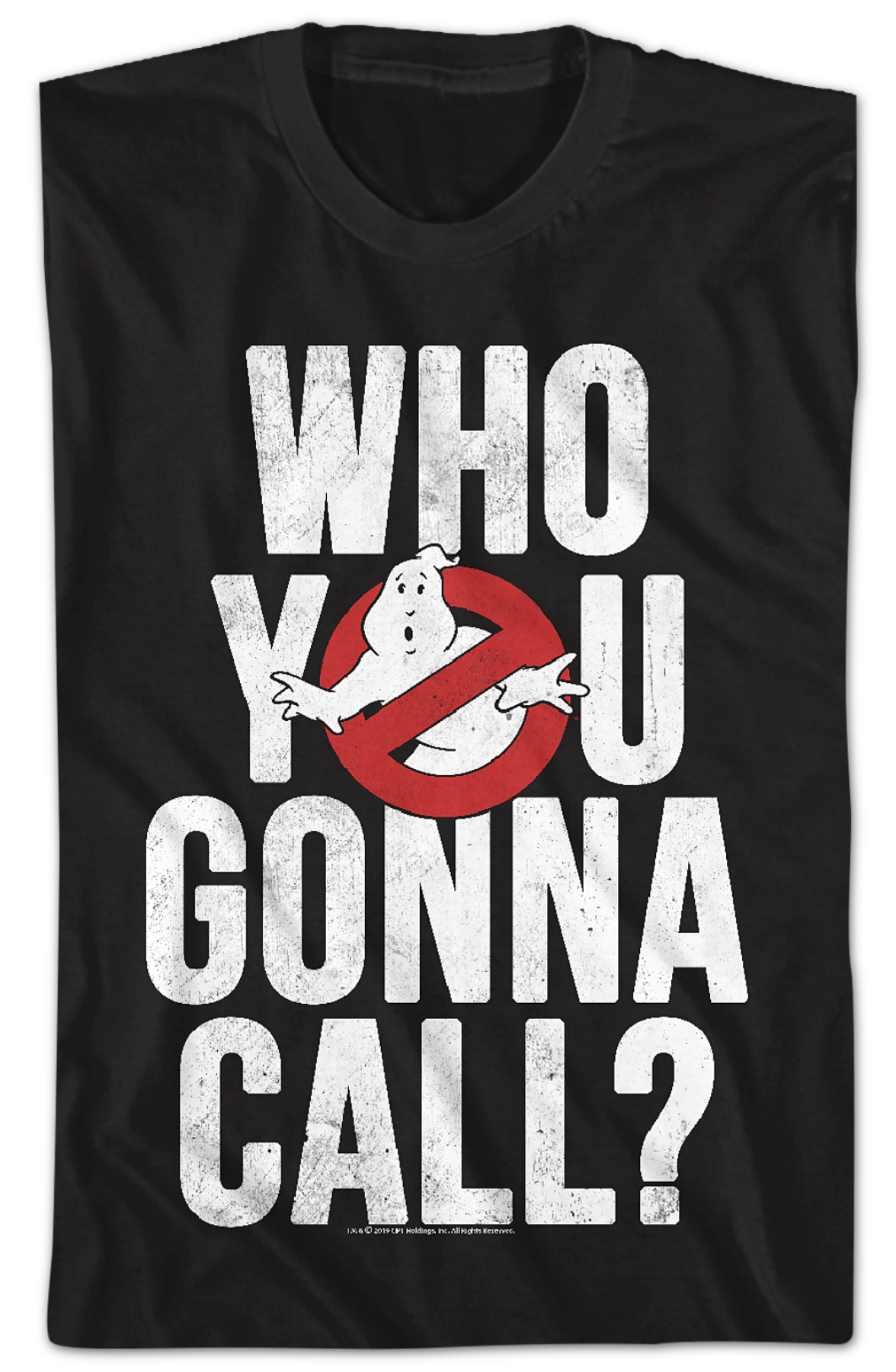 Distressed Who You Gonna Call Real Ghostbusters T-Shirt