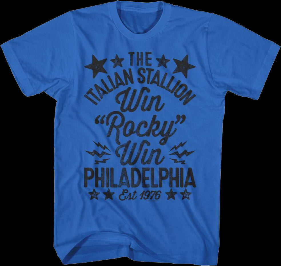 Distressed Win Rocky T-Shirt