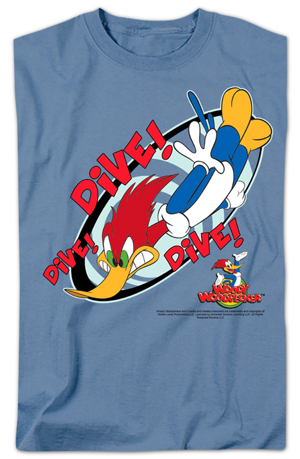 Dive Woody Woodpecker T-Shirt