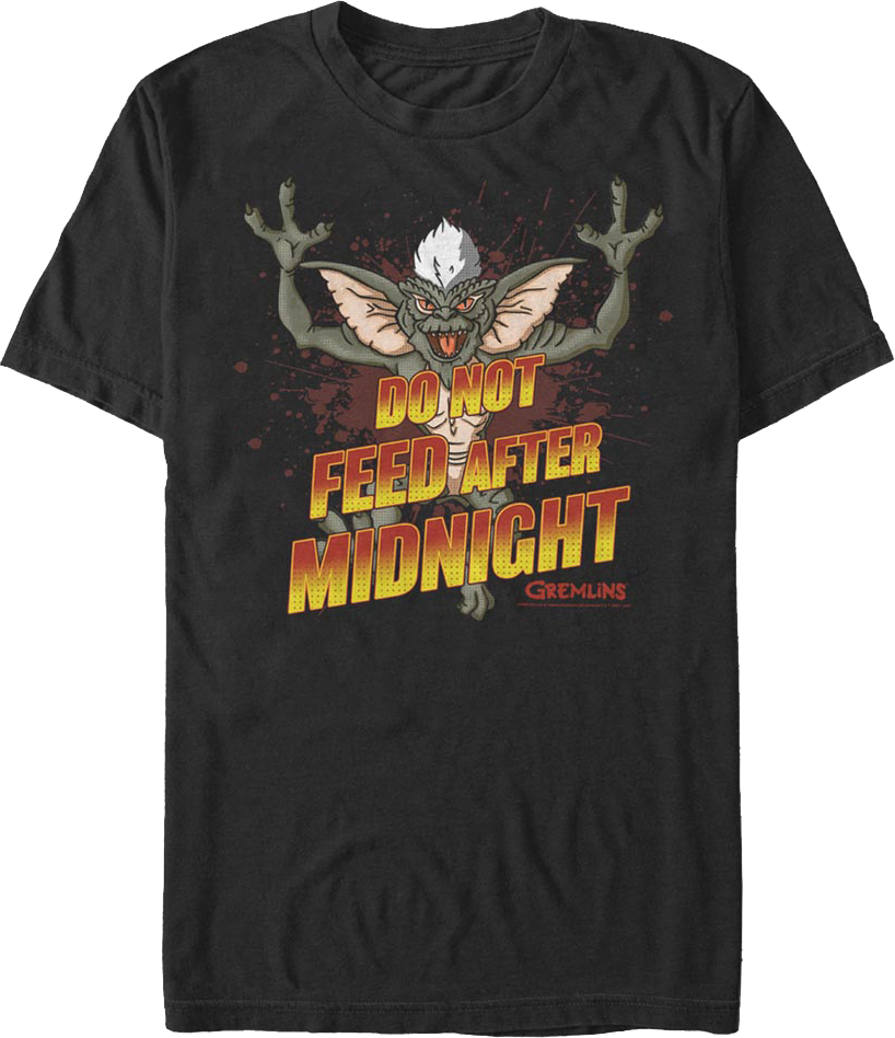 Do Not Feed After Midnight Gremlins T-Shirt