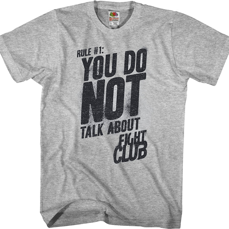 Do Not Talk About Fight Club Shirt