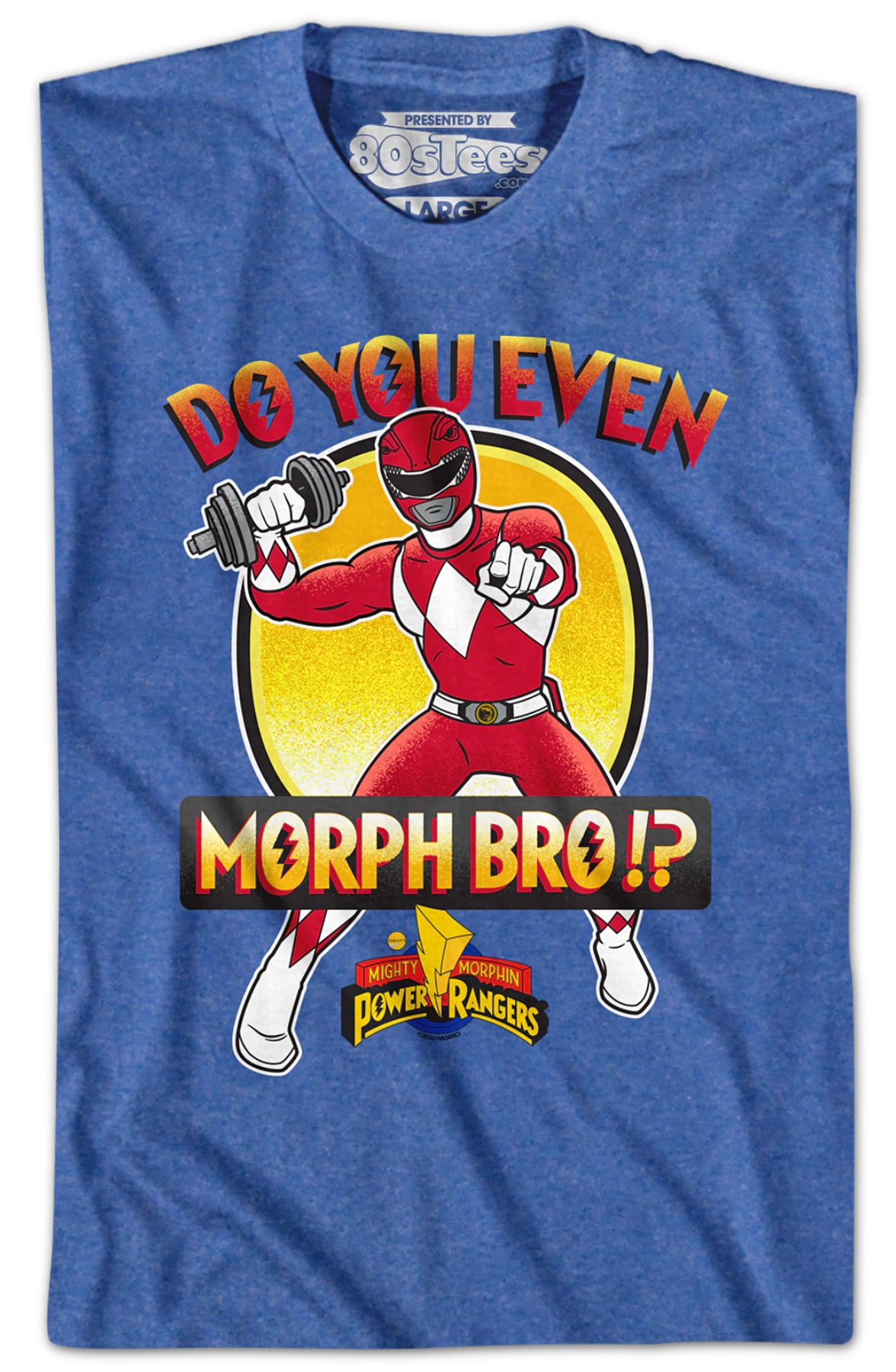 Do You Even Morph Bro Mighty Morphin Power Rangers T-Shirt