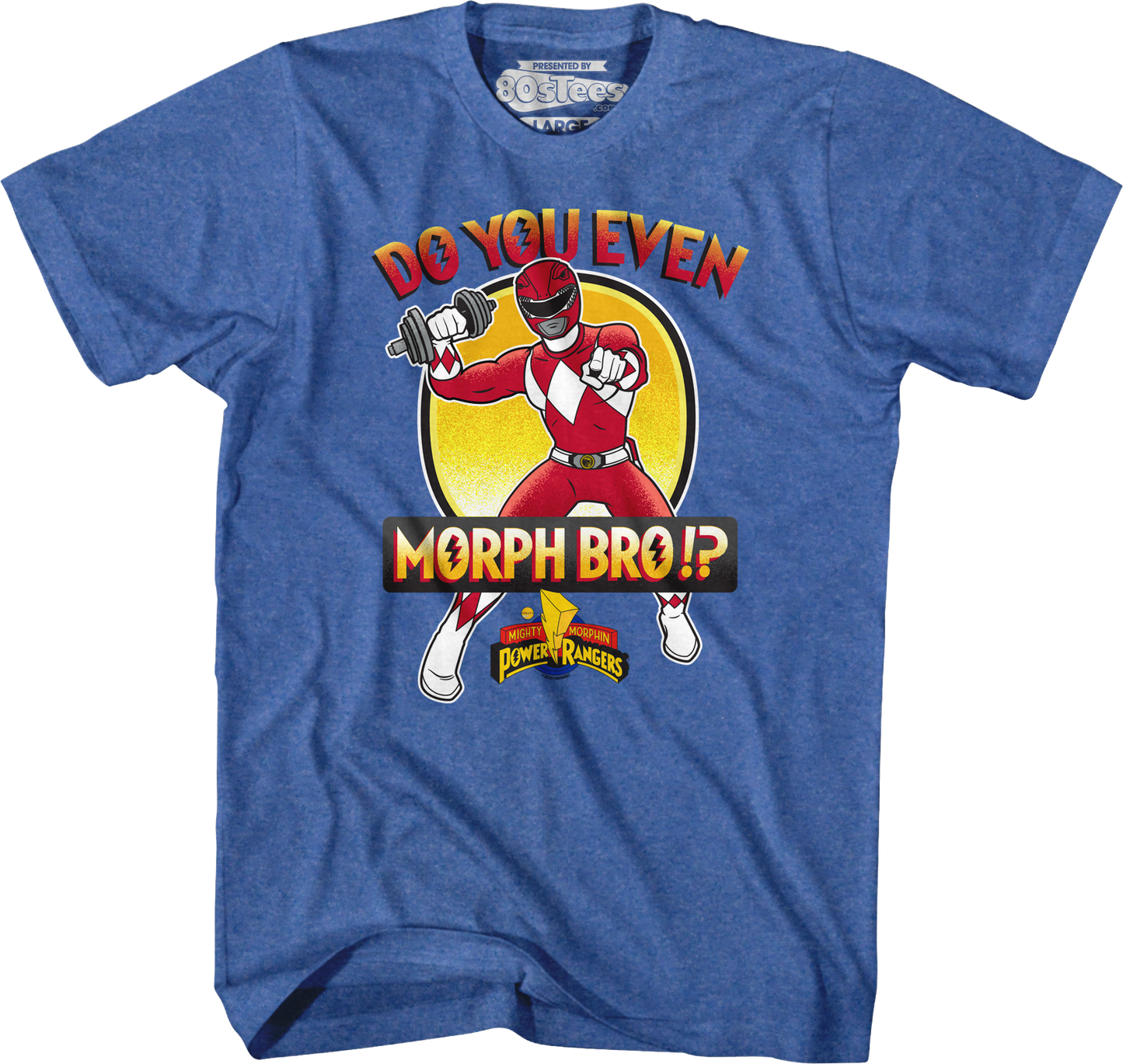 Do You Even Morph Bro Mighty Morphin Power Rangers T-Shirt