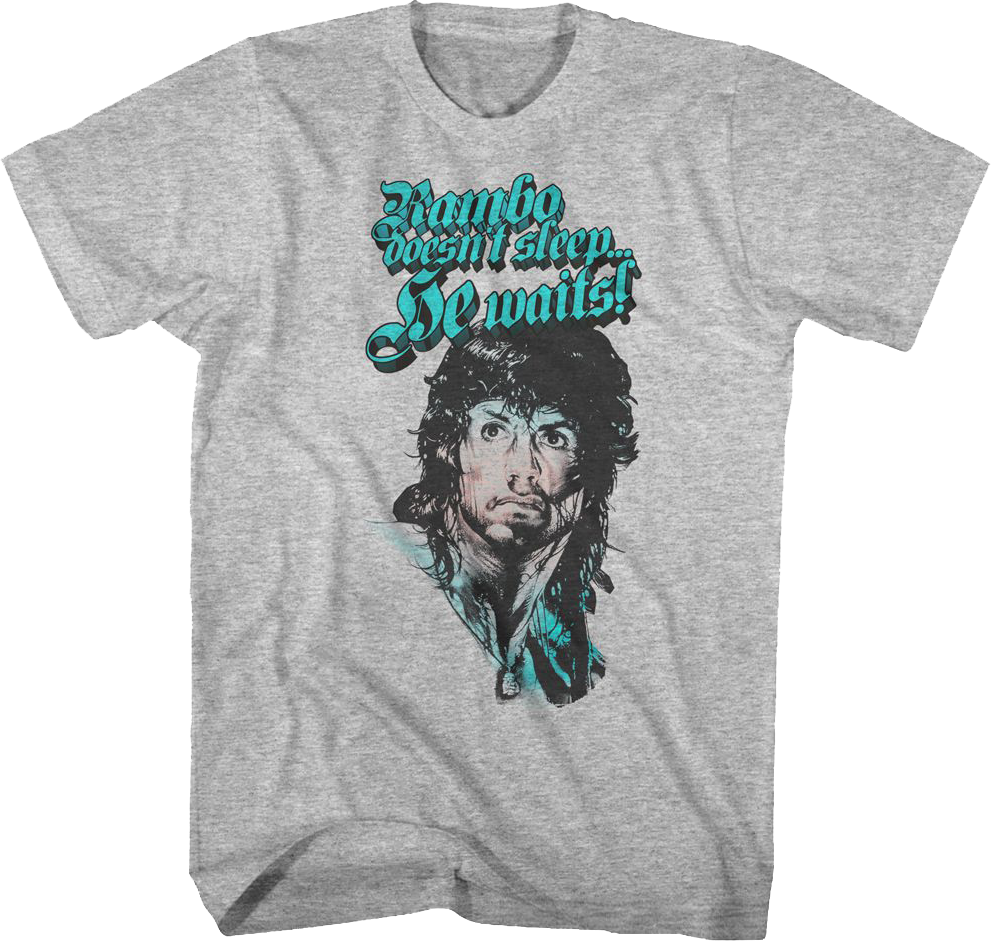 Doesn't Sleep Rambo T-Shirt