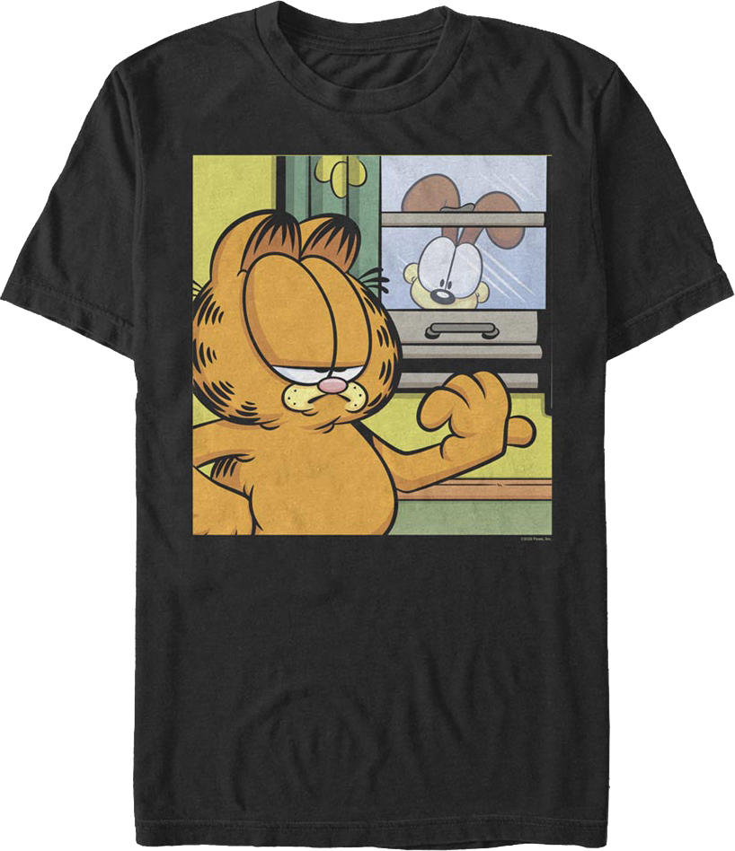 Doggie In The Window Garfield T-Shirt