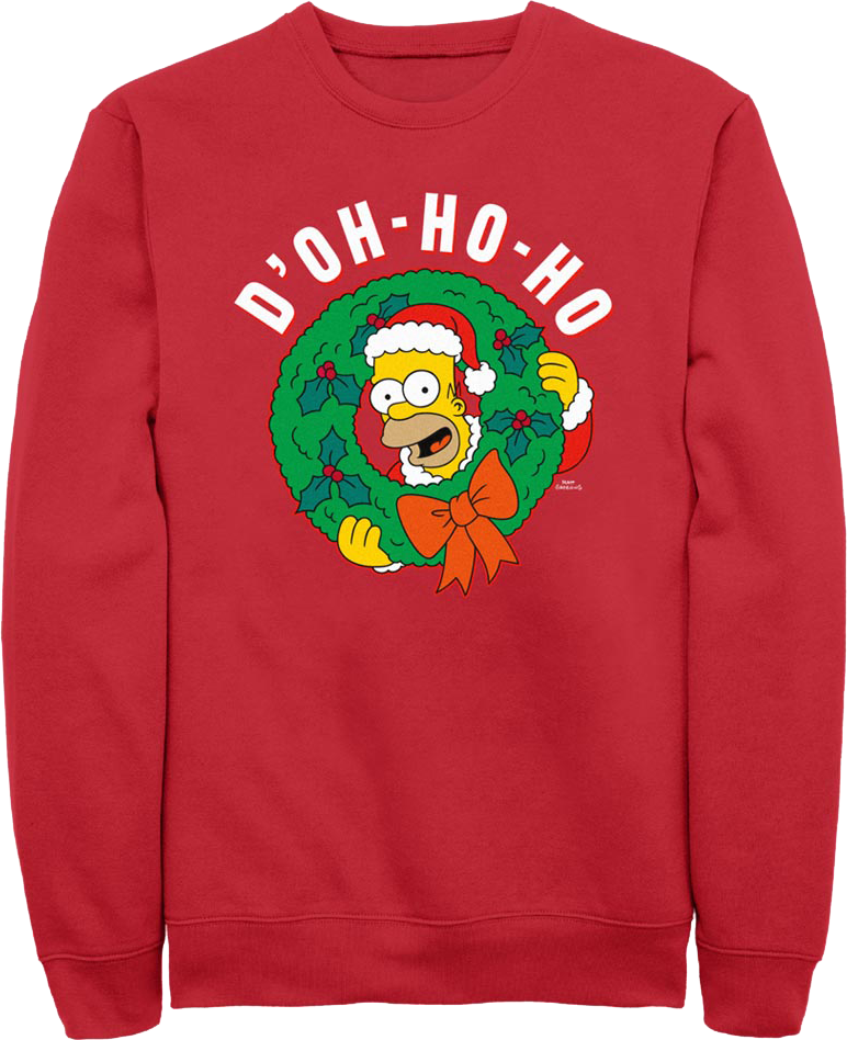 D'oh-Ho-Ho Simpsons Sweatshirt