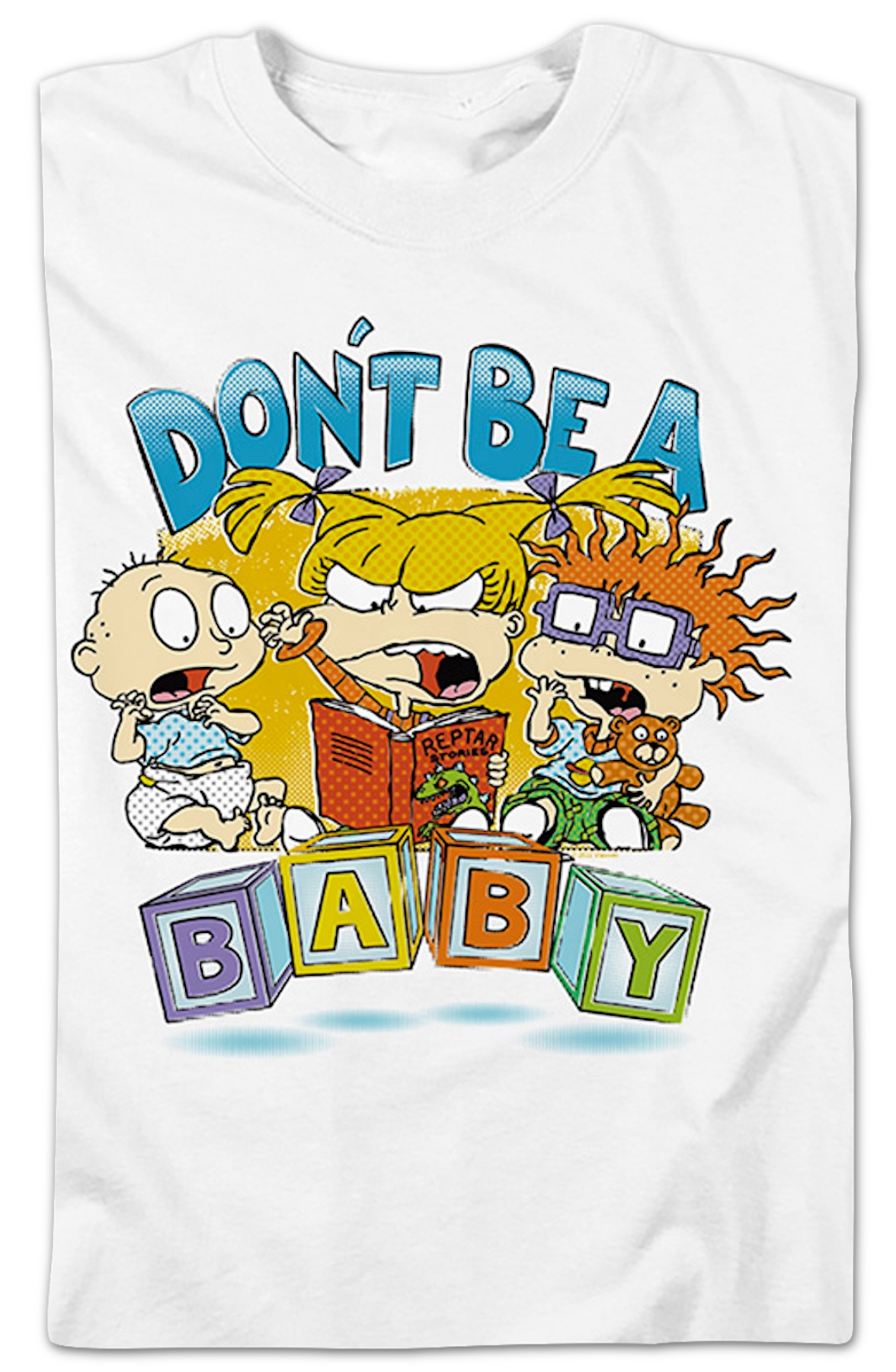 Don't Be A Baby Blocks Rugrats T-Shirt