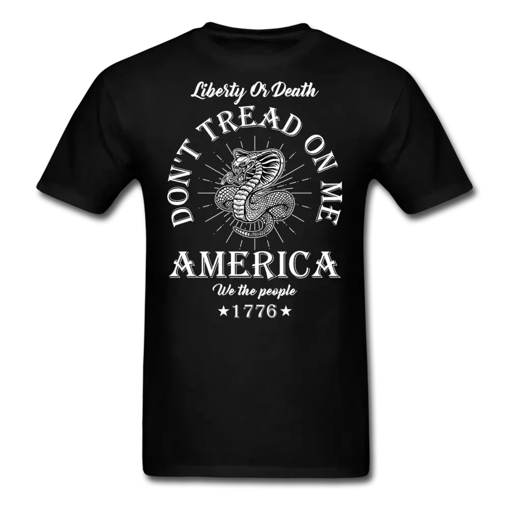 Don't Tread on Me - Liberty or Death Patriotic T-Shirt