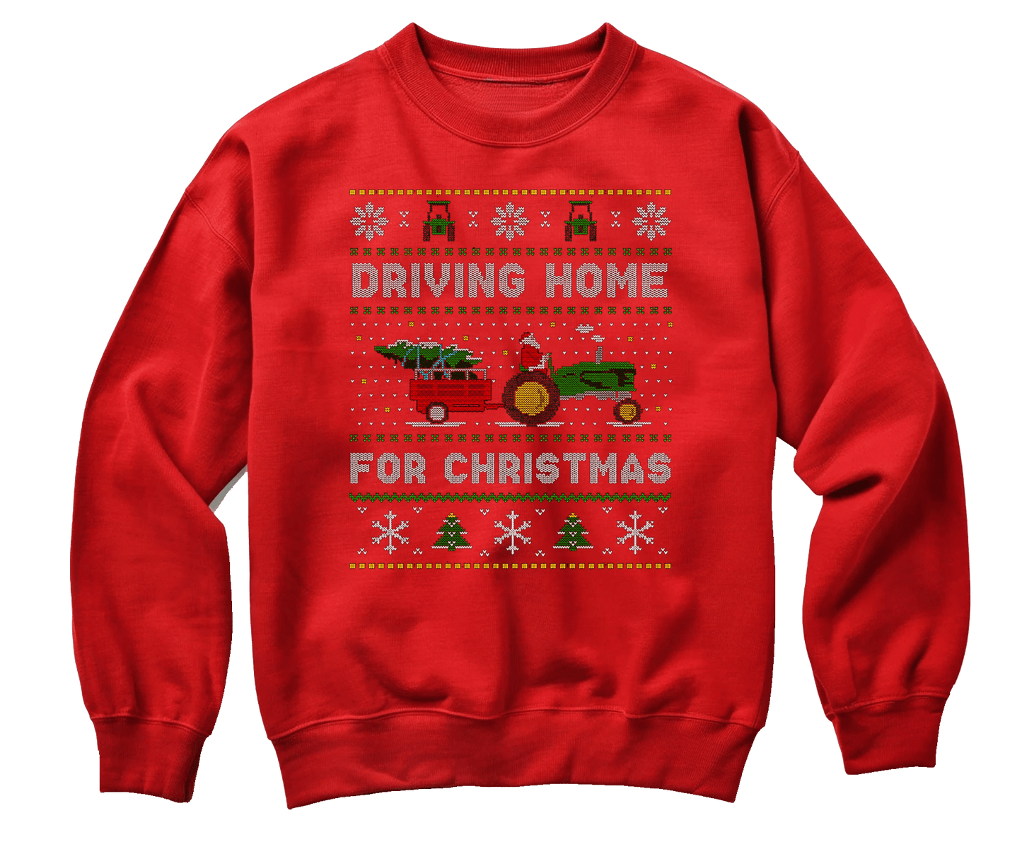 Driving Home for Christmas Tractor Sweatshirt