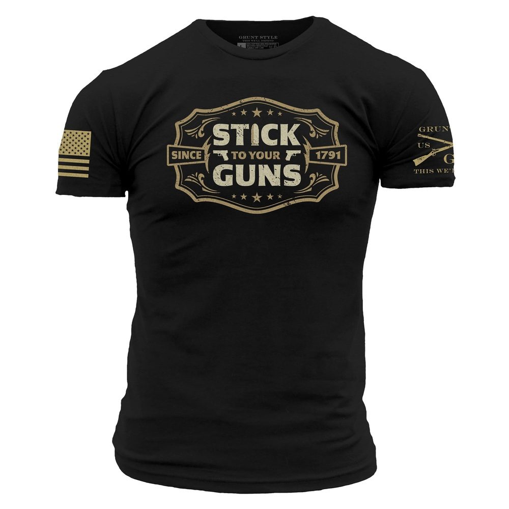 Stick To Your Guns T-Shirt - Black