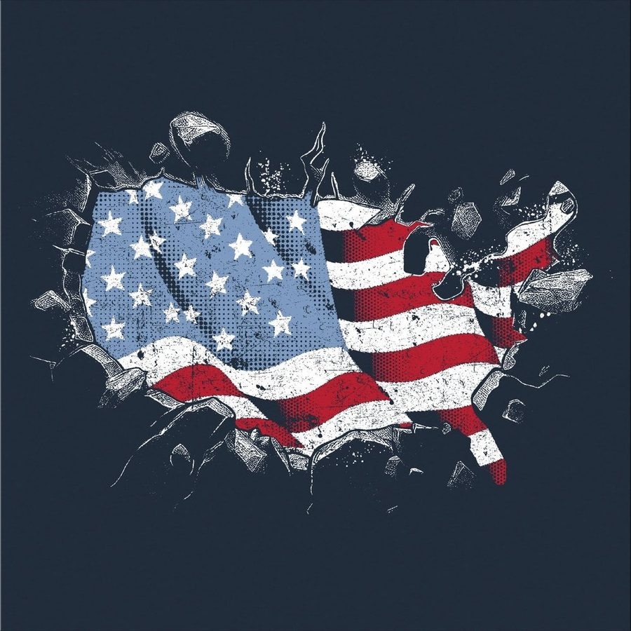 America Has Landed T-Shirt - Midnight Navy