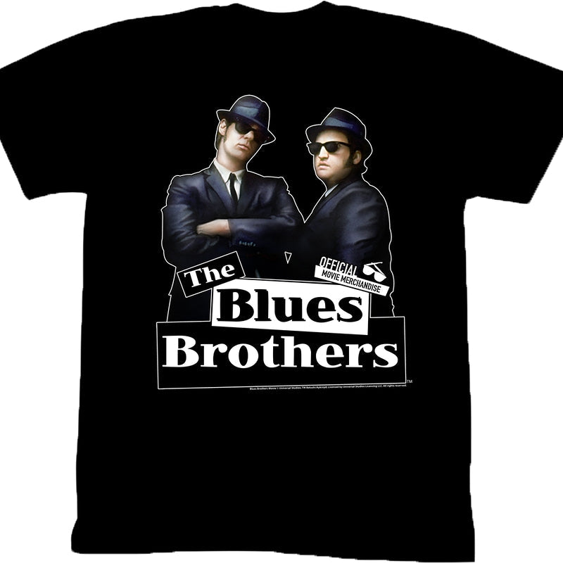 The Black Elwood and Jake The Blues Brothers T-Shirt