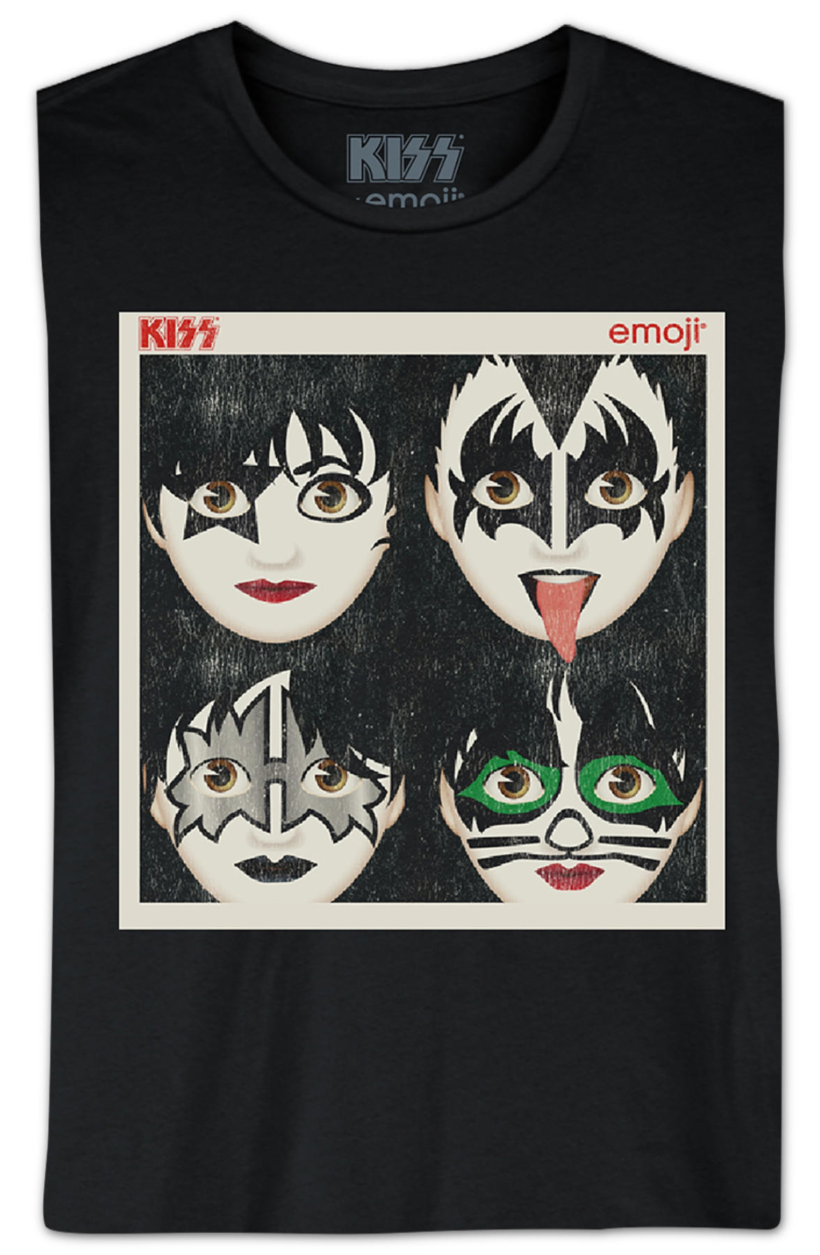 Emoji Faces KISS T-Shirt
