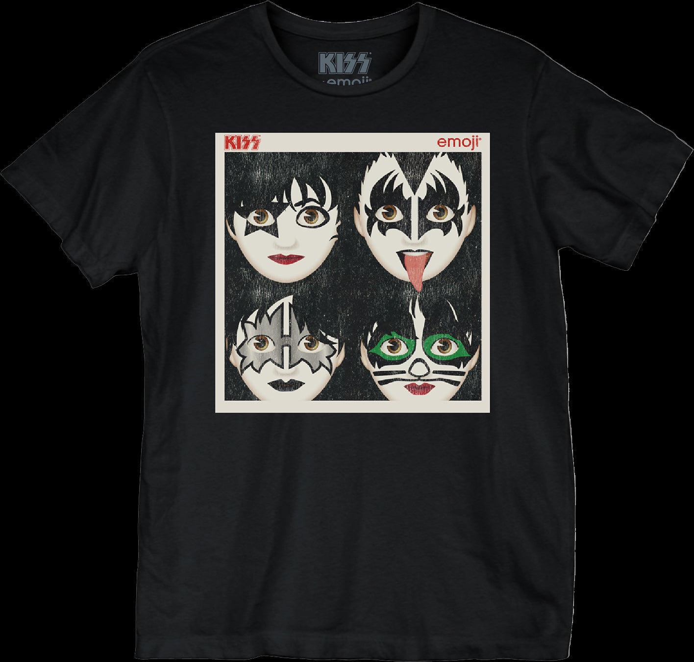 Emoji Faces KISS T-Shirt