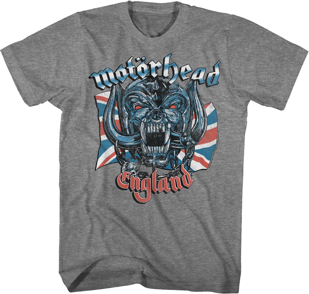 England Union Jack Motorhead T-Shirt