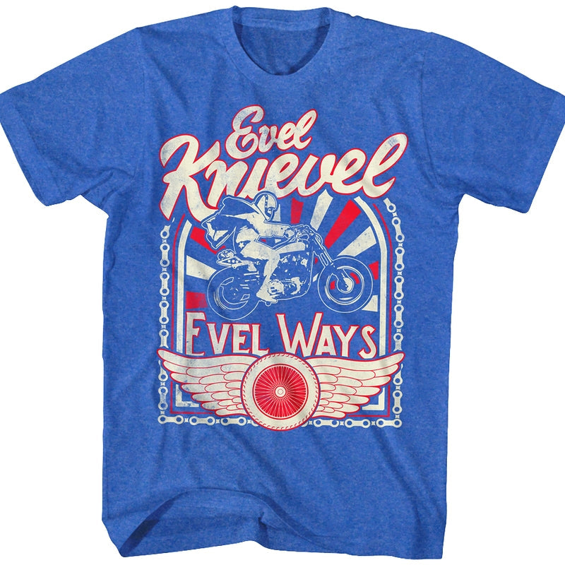 Evel Ways Evel Knievel T-Shirt