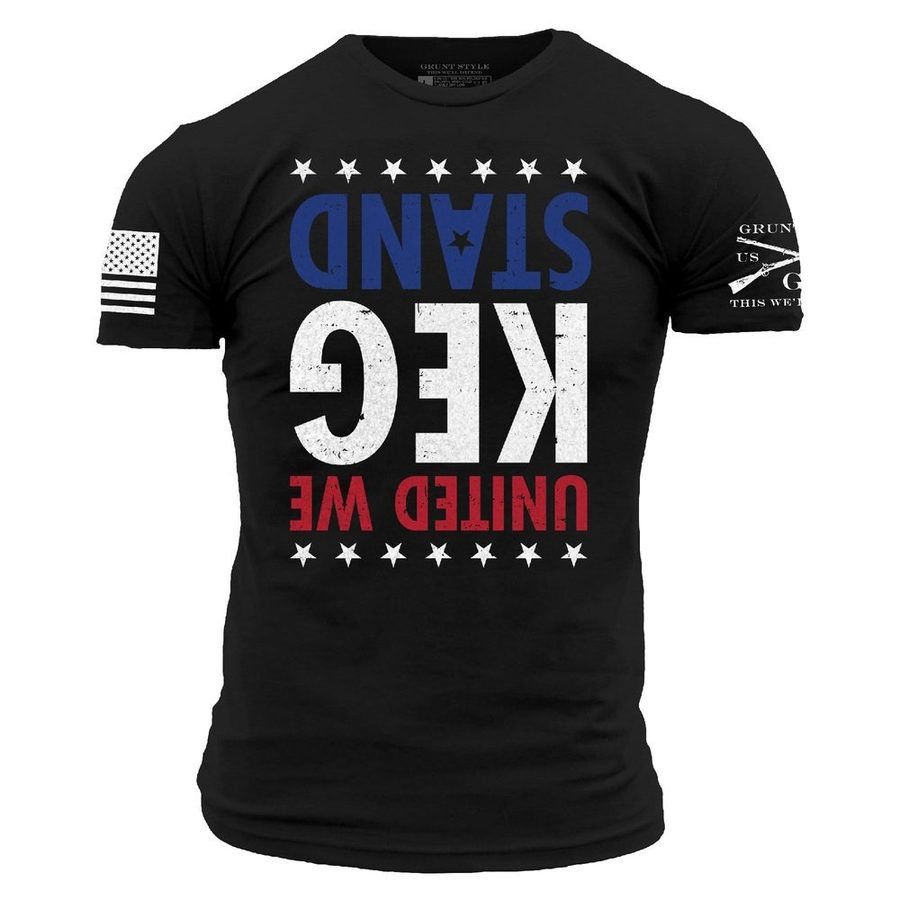 United We Keg Stand T-Shirt - Black