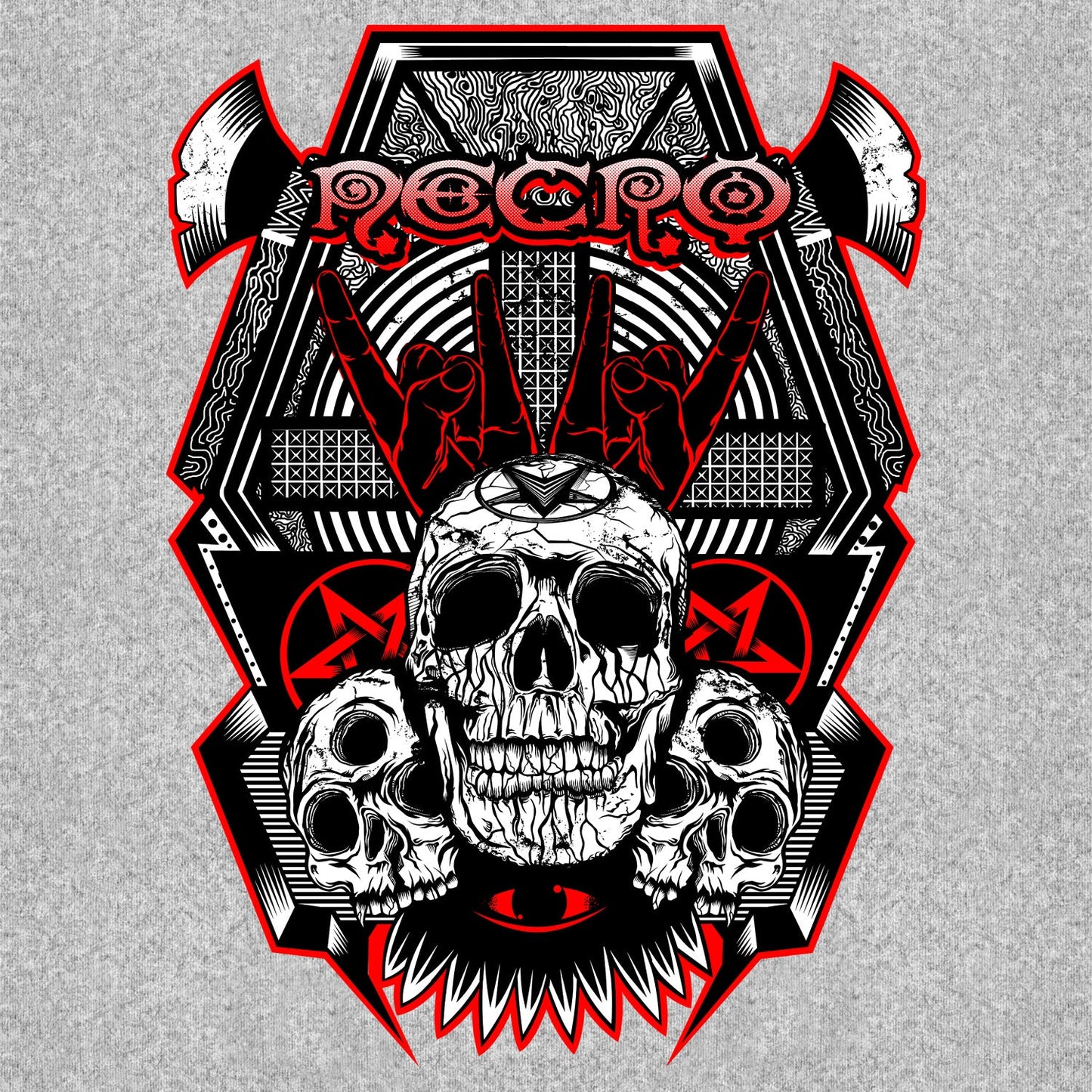 Necro "Metal Fingers" Crewneck Sweatshirt