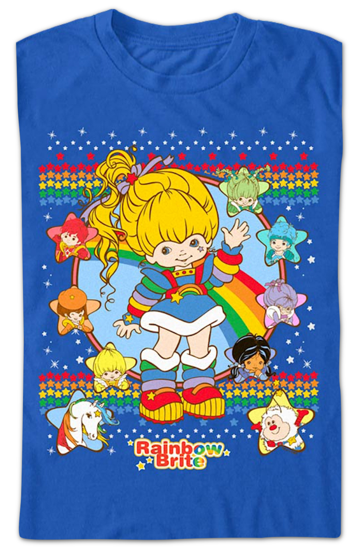 Royal Faux Ugly Sweater Rainbow Brite T-Shirt
