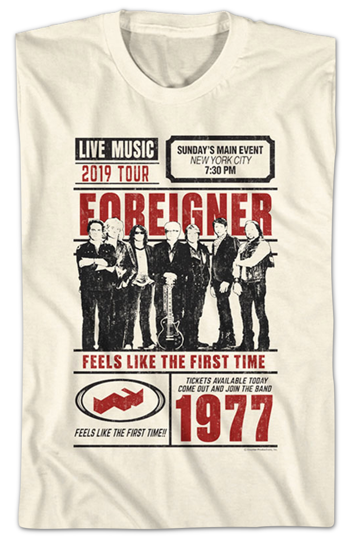 Feels Like The First Time Foreigner T-Shirt