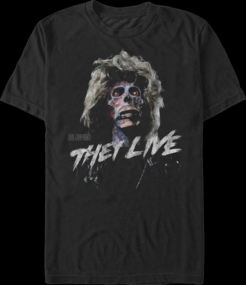 Female Alien They Live T-Shirt