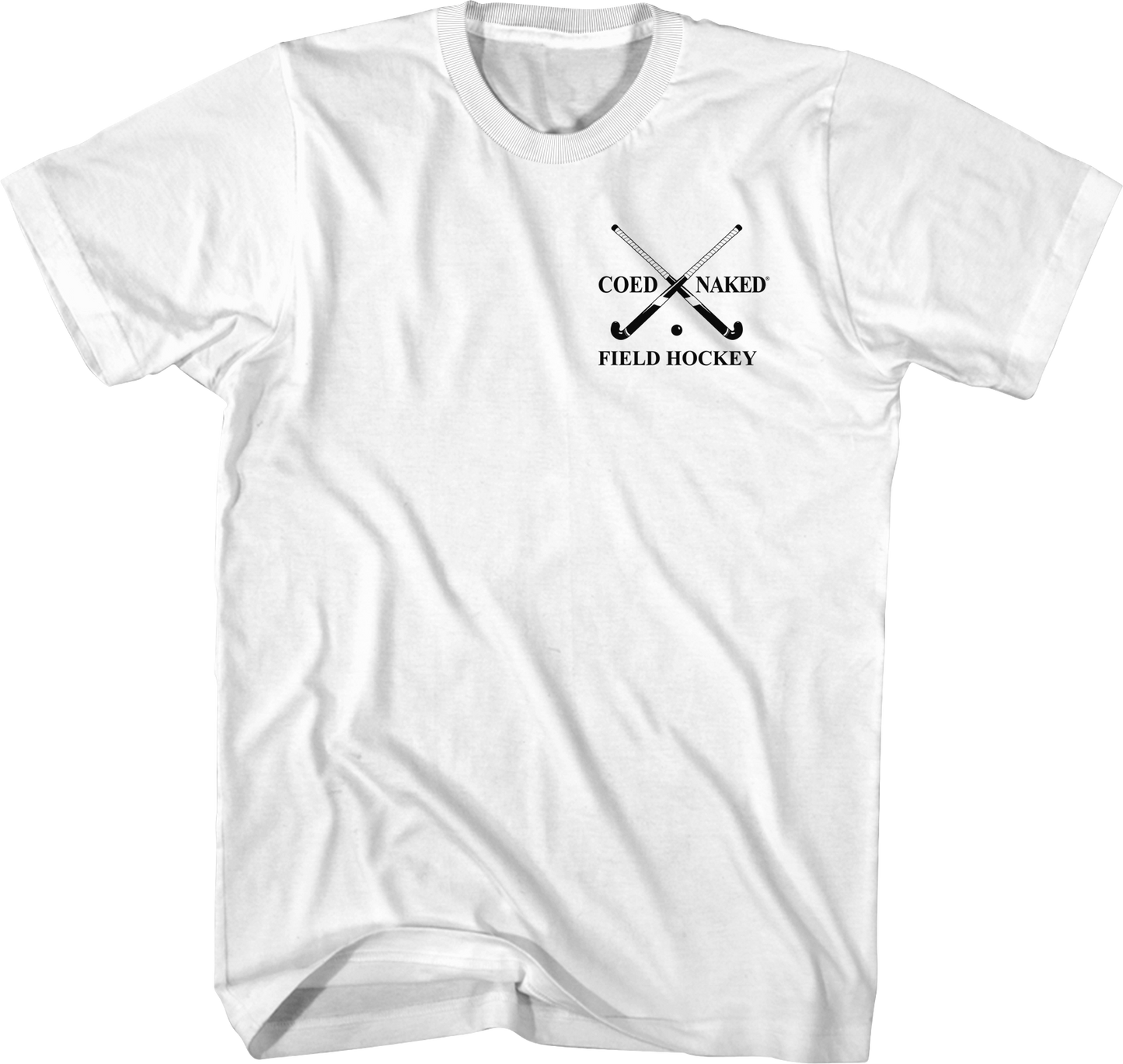 Field Hockey Coed Naked T-Shirt