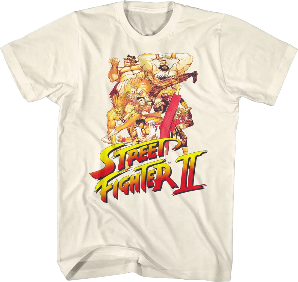 Fighting Poses Street Fighter II T-Shirt