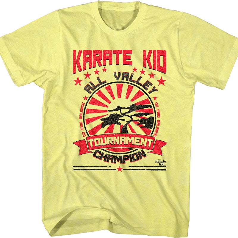 Find Balance Karate Kid T-Shirt