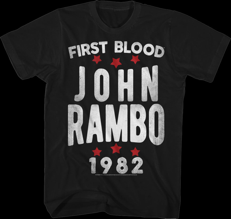 First Blood 1982 Rambo T-Shirt
