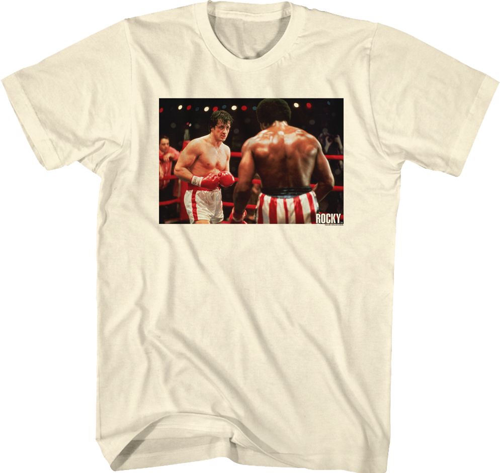 First Fight Apollo Creed vs Rocky Balboa T-Shirt