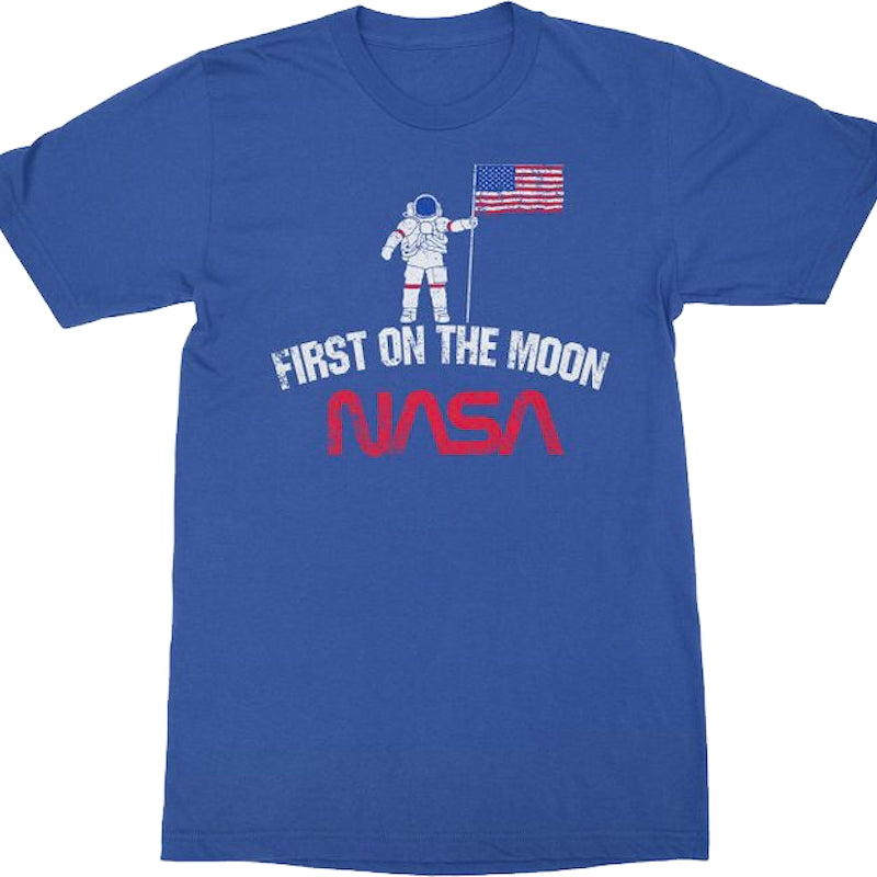 First On The Moon NASA T-Shirt