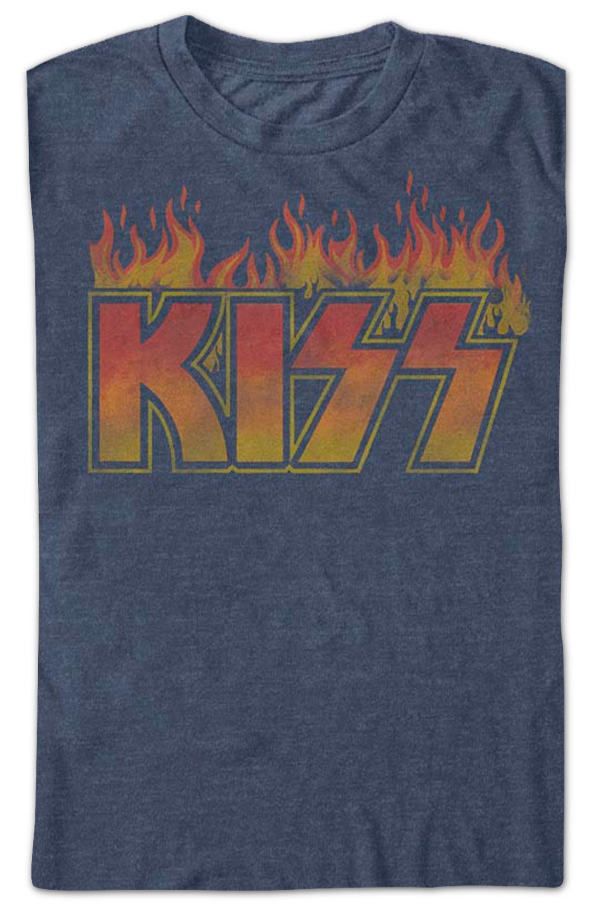 Flaming Logo KISS T-Shirt