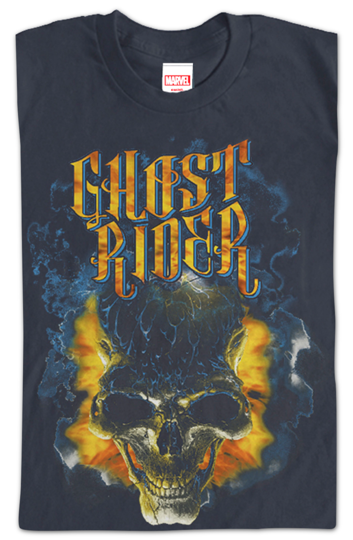 Flaming Skull Ghost Rider T-Shirt