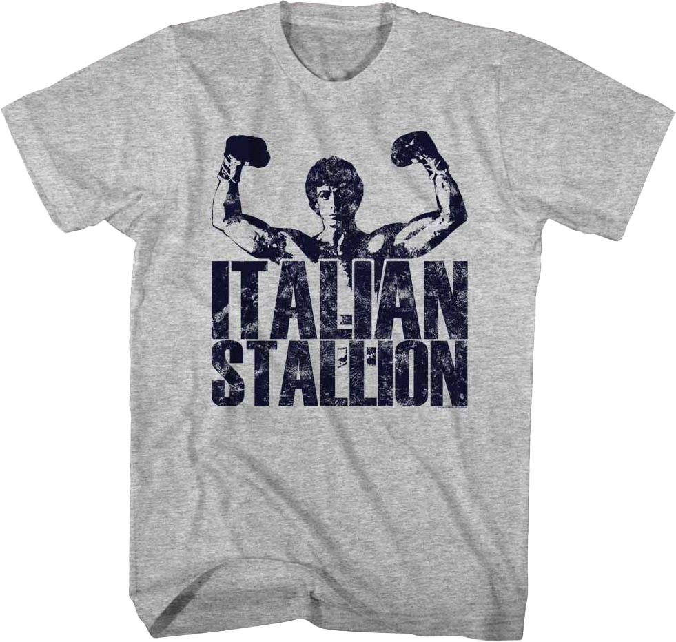 Flexing Italian Stallion Rocky T-Shirt