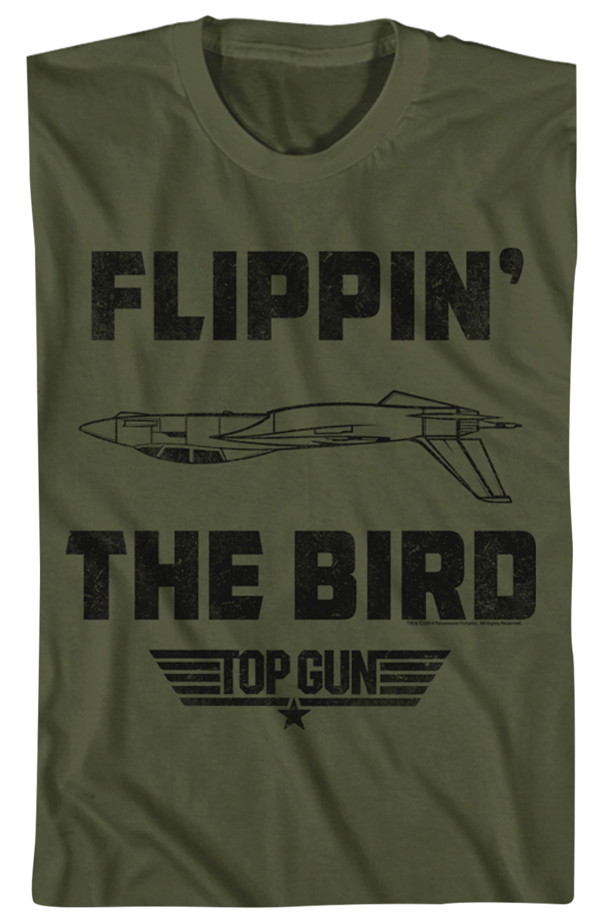 Flippin' The Bird Top Gun T-Shirt