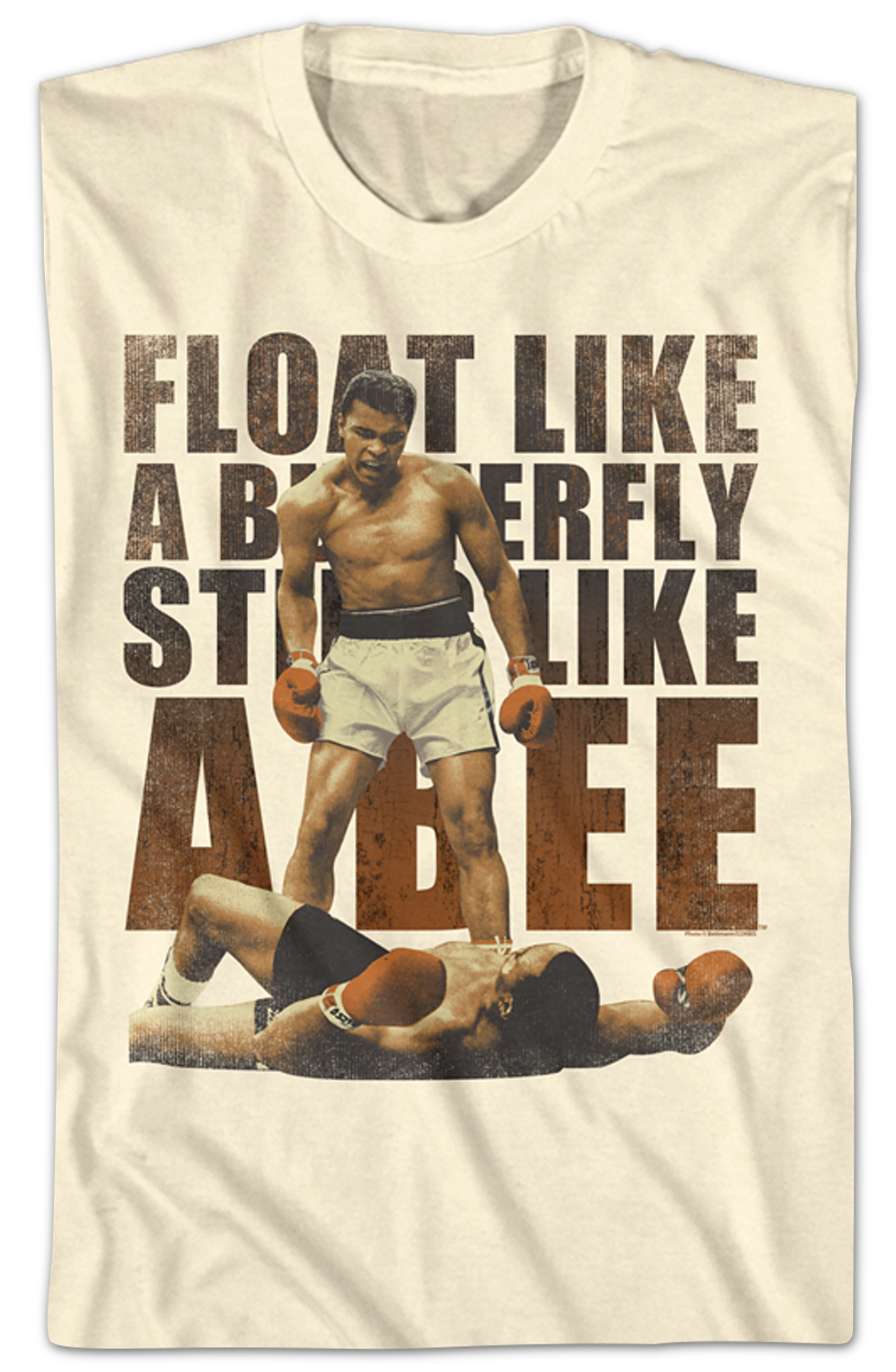 Float Like A Butterfly Sting Like A Bee Muhammad Ali T-Shirt